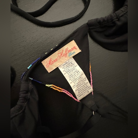 Mara Hoffman Beaded String Bikini Top and Bottom - Picture 6 of 7